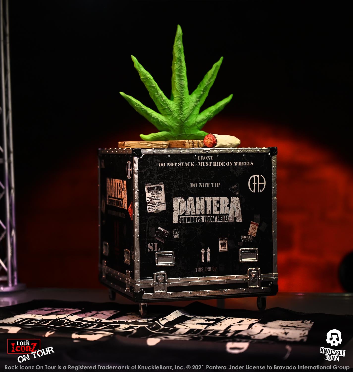 Pantera (Cowboys From Hell) Road Case KnuckleBonz Statue